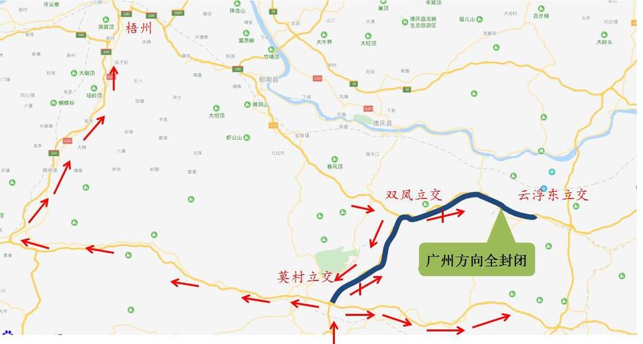 广州至罗定自驾车路线怎么走?李家塘收费站-图2 广州至罗定自驾车路线怎么走?李家塘收费站-图2