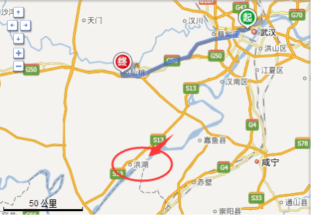 鄂qj是湖北哪里的车牌?武汉东西湖开车到洪湖需要多少时间和收费-图2 鄂qj是湖北哪里的车牌?武汉东西湖开车到洪湖需要多少时间和收费-图2