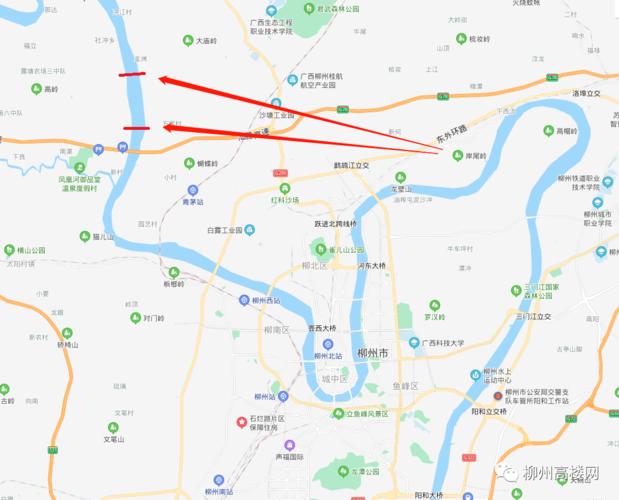 高速互通面积多少？柳江收费站地图
