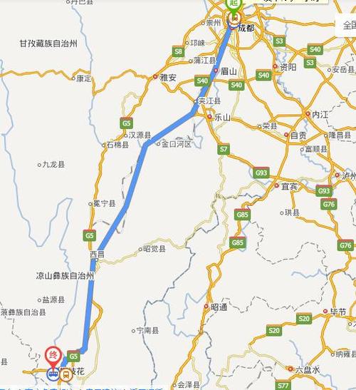 成都到攀枝花高速公路经过哪些县市?攀枝花到石棉高速收费-图3 成都到攀枝花高速公路经过哪些县市?攀枝花到石棉高速收费-图3