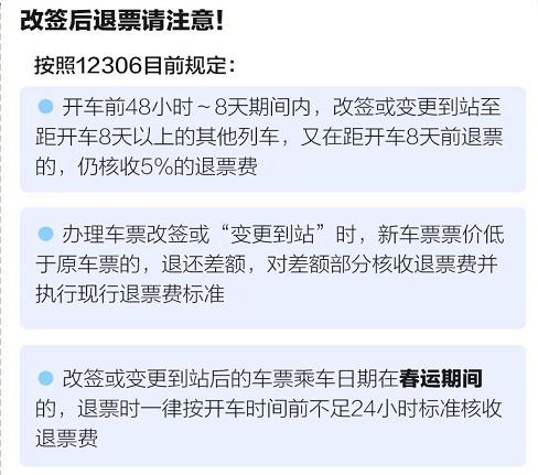 高铁改签普快扣多少手续费?普快火车收费-图3 高铁改签普快扣多少手续费?普快火车收费-图3