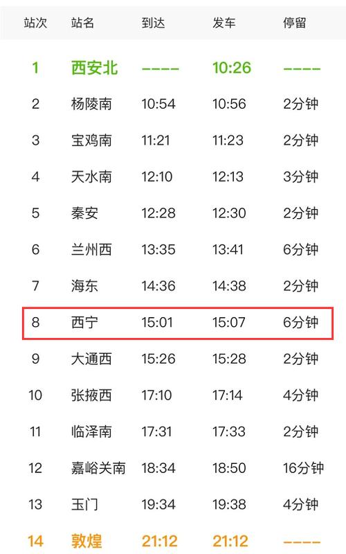 西宁到天水的火车在海石湾停不停在几点停？天水街亭收费站在那里
