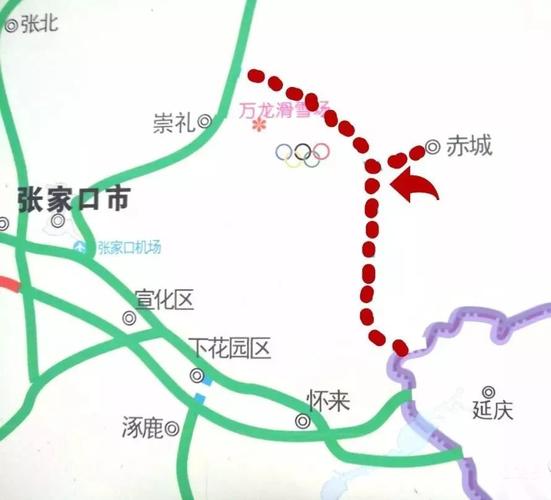 张家口到成都自驾游最佳路线？张石高速收费站路线图-图3