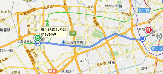 上海虹桥火车站到长宁区遵义路100路南丰城b栋怎么走？虹桥南丰城停车收费