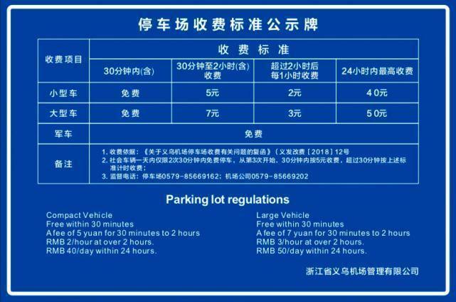 义乌机场接人车停哪里?义乌机场停5天怎么收费-图1 义乌机场接人车停哪里?义乌机场停5天怎么收费-图1