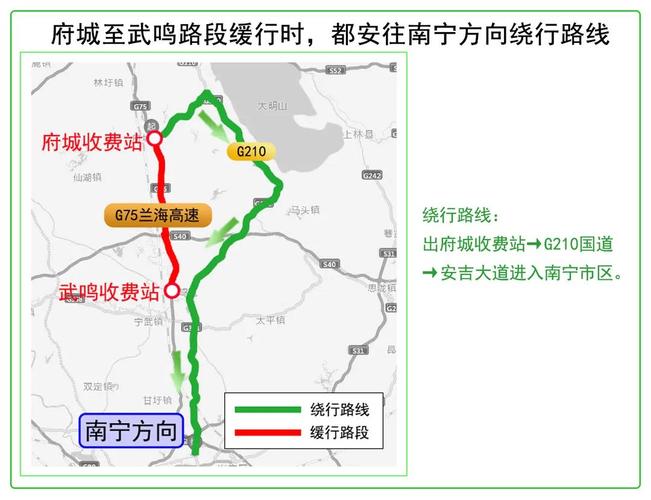 南宁绕城高速有几个出口?南宁市地图收费站-图2 南宁绕城高速有几个出口?南宁市地图收费站-图2
