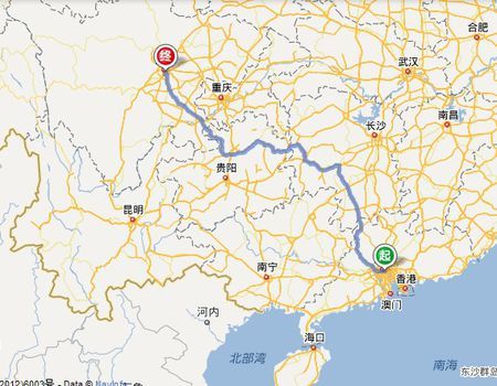 四川回广东自驾路线?四川到贵州跨省收费站-图1 四川回广东自驾路线?四川到贵州跨省收费站-图1