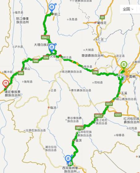 北京自驾西双版纳路线推荐?元谋能禹收费站-图2 北京自驾西双版纳路线推荐?元谋能禹收费站-图2