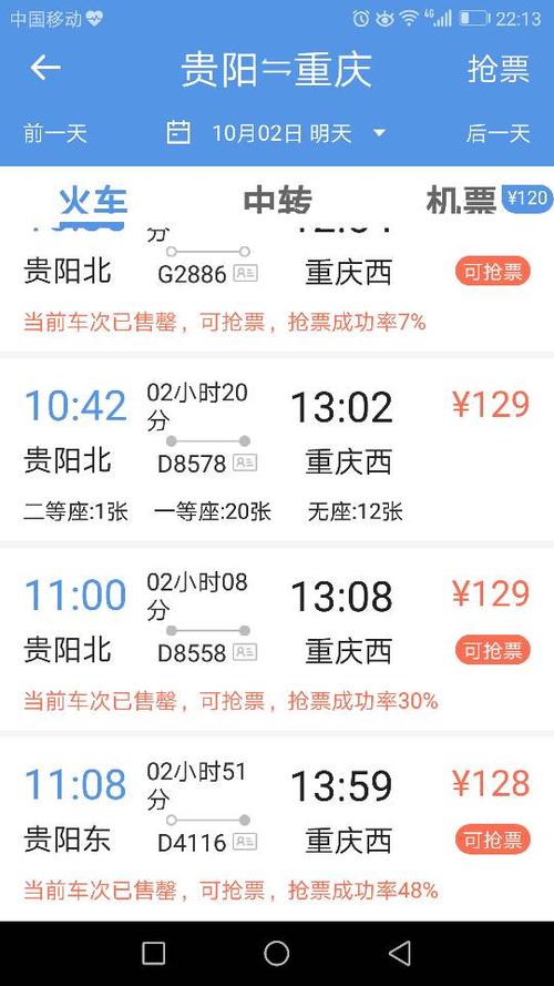 重庆到贵阳的高铁多少钱一张票?重庆到贵阳高速收费标准-图2 重庆到贵阳的高铁多少钱一张票?重庆到贵阳高速收费标准-图2