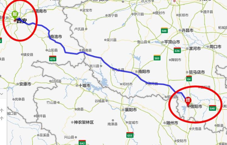 沪陕高速和渑淅高速在什么地方联接?g40豫陕省界收费站-图2 沪陕高速和渑淅高速在什么地方联接?g40豫陕省界收费站-图2