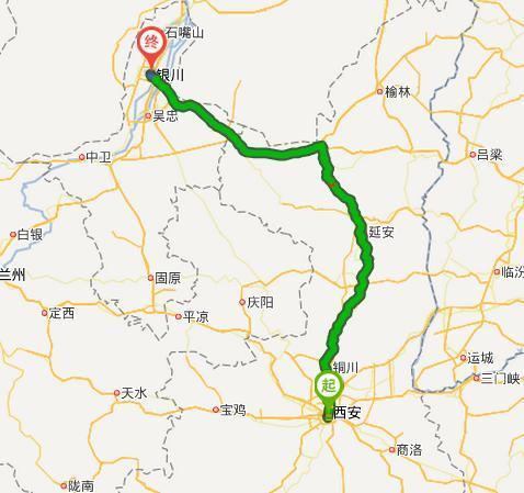 开车从西安走银川最近的路线怎样走，途中经过哪些地方?越详细越好!过路费大概多少钱?45坐大巴？西安未央南收费站照片