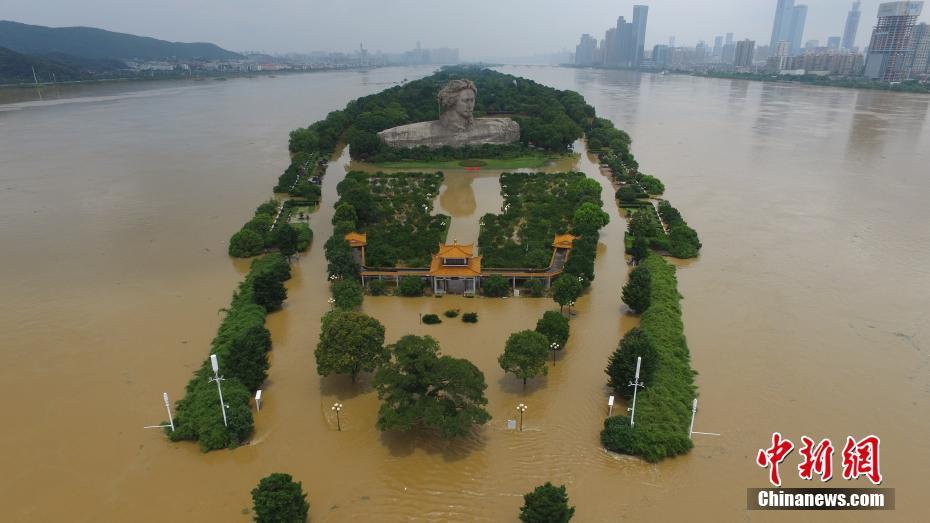 橘子洲会被水淹掉吗？长沙收费站 水淹通了没
