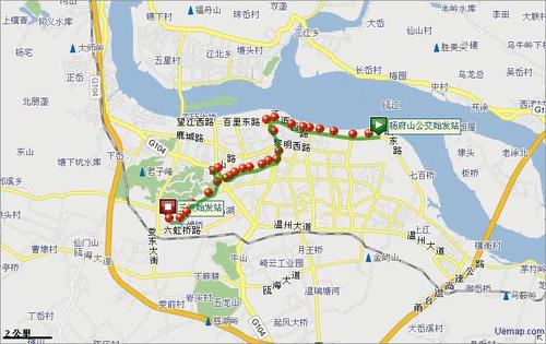 温州60路公交车路线是什么？黄田收费站在哪个省