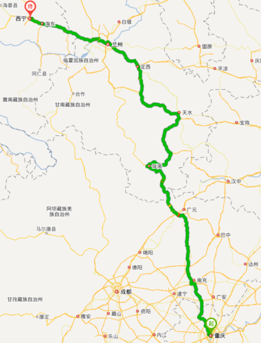 成都到西宁自驾游的旅游路线?昭化收费站堵车-图3 成都到西宁自驾游的旅游路线?昭化收费站堵车-图3