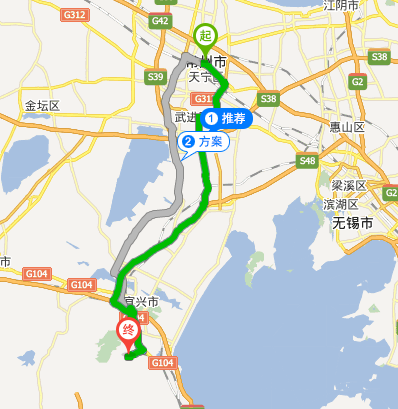 马鞍山到常州！在到宜兴开车怎么走？宜兴 收费站