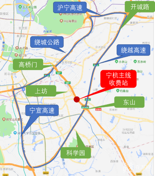 江宁淳化宁杭互通出口在什么地方？南京宁杭收费站南移