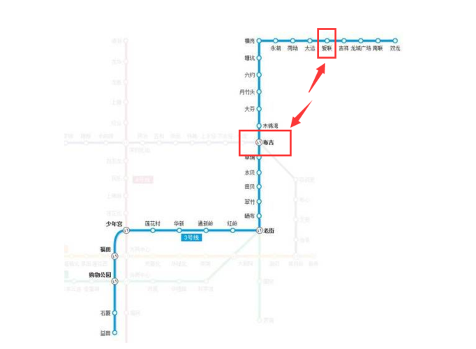 深圳地铁布吉站5号线转3号线怎么走?深圳地铁收费标准3号线-图2 深圳地铁布吉站5号线转3号线怎么走?深圳地铁收费标准3号线-图2