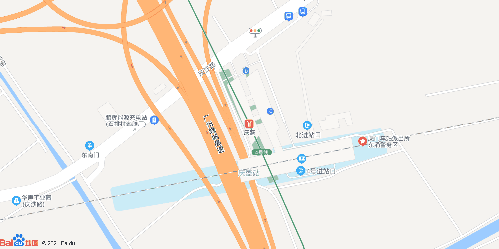 广州4号线哪个站有停车场?庆盛高铁站停车场收费-图2 广州4号线哪个站有停车场?庆盛高铁站停车场收费-图2