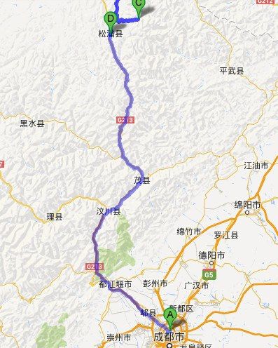 成都到西宁自驾游的旅游路线？松潘黄龙机场收费站