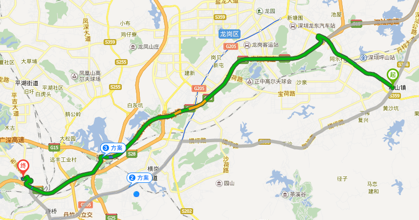 深圳坪山到惠阳区多少公里？坪山收费站是哪段高速