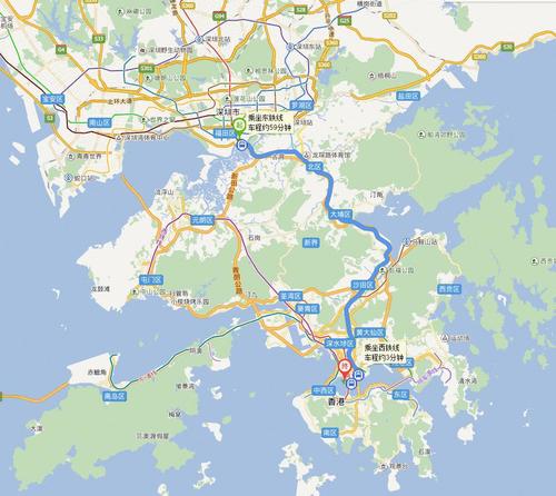 深圳离香港最短的距离是多少?深圳通往香港要收费吗-图2 深圳离香港最短的距离是多少?深圳通往香港要收费吗-图2