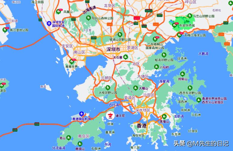 深圳离香港最短的距离是多少？深圳通往香港要收费吗