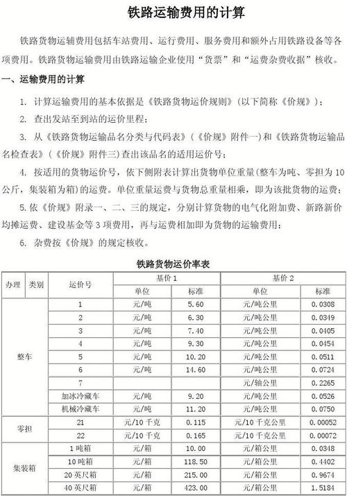 火车运费怎么算?火车站运费怎么收费-图3 火车运费怎么算?火车站运费怎么收费-图3