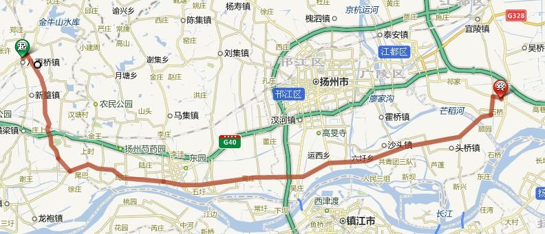 江都到泰州最近的镇叫什么？江都到泰州收费站