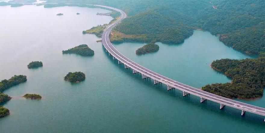 庐山西海水上公路自驾路线?九江收费站晚上图片大全-图3 庐山西海水上公路自驾路线?九江收费站晚上图片大全-图3