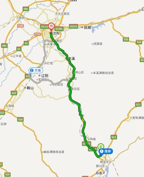 沈阳到丹东走高速多少公里高速费多少？沈丹高速收费站地址