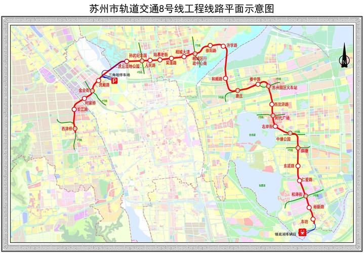 苏州地铁8号线全线站点？苏州陆慕地铁停车收费