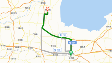 山东潍坊到山东东营有多远?潍坊到东营高速收费-图2 山东潍坊到山东东营有多远?潍坊到东营高速收费-图2