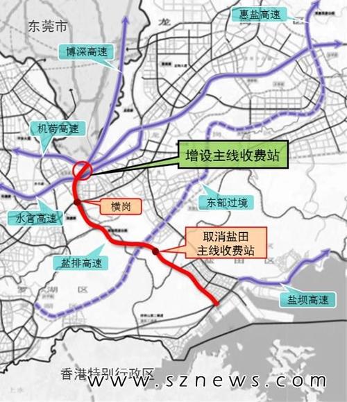 深圳的机荷高速、惠盐高速、水官高速全出入口以及途经哪些地方?惠州的收费站有哪些-图3 深圳的机荷高速、惠盐高速、水官高速全出入口以及途经哪些地方?惠州的收费站有哪些-图3
