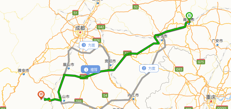 南充到重庆多少公里?南充到重庆高速收费-图1 南充到重庆多少公里?南充到重庆高速收费-图1