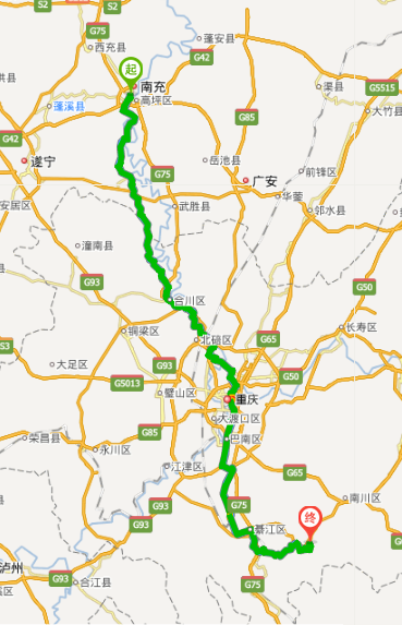 南充到重庆多少公里?南充到重庆高速收费-图3 南充到重庆多少公里?南充到重庆高速收费-图3