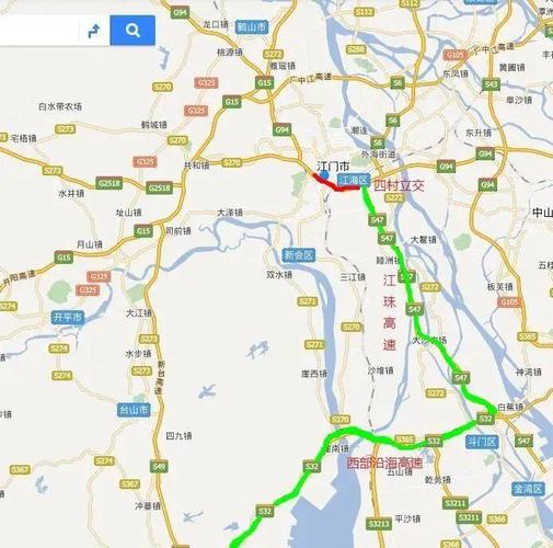中阳高速转中山西环高速有免费路段吗?江珠高速 收费-图2 中阳高速转中山西环高速有免费路段吗?江珠高速 收费-图2