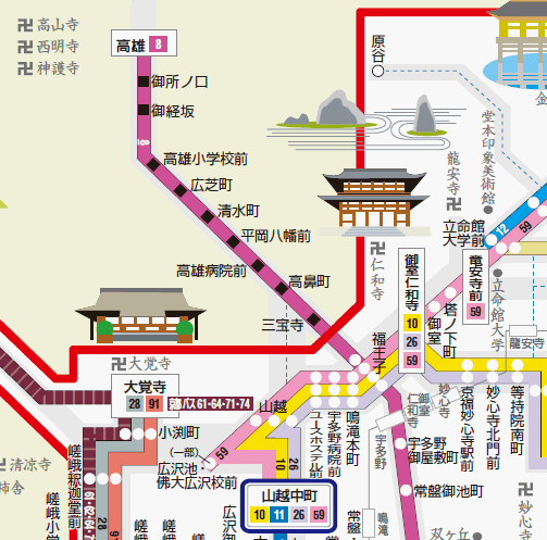 京都出发怎么坐公共交通？京都bus收费-图2