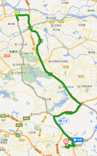 深圳北站到东莞凤岗镇多远？牛湖收费站是哪个区