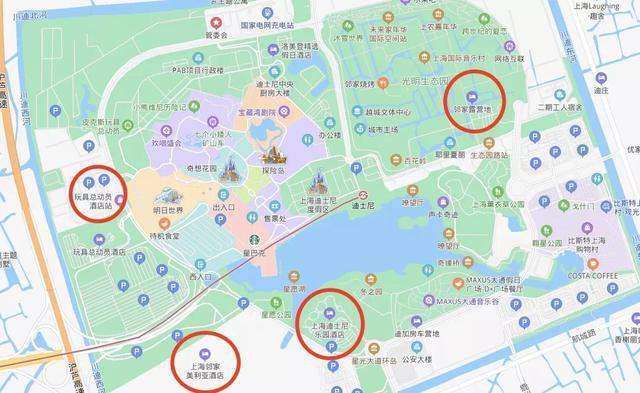 迪士尼国际旅游度假区1路行驶是环线吗？申迪生态园停车收费