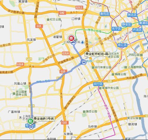 松江坐虹桥枢纽10路到虹桥火车站要多久到，多久发一班车，要赶火车，谢谢提供有效答案？松江10路怎样收费
