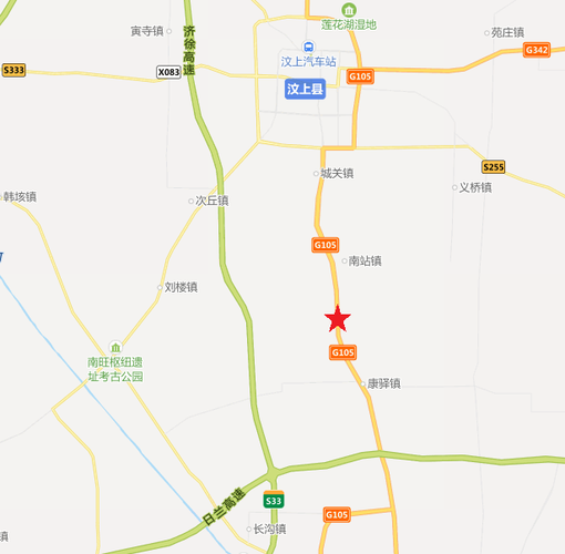 105国道山东省途经哪里？国道105汶上收费