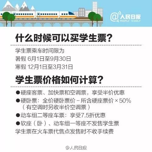 学生火车票如何收费?动车票学生票怎么收费-图2 学生火车票如何收费?动车票学生票怎么收费-图2