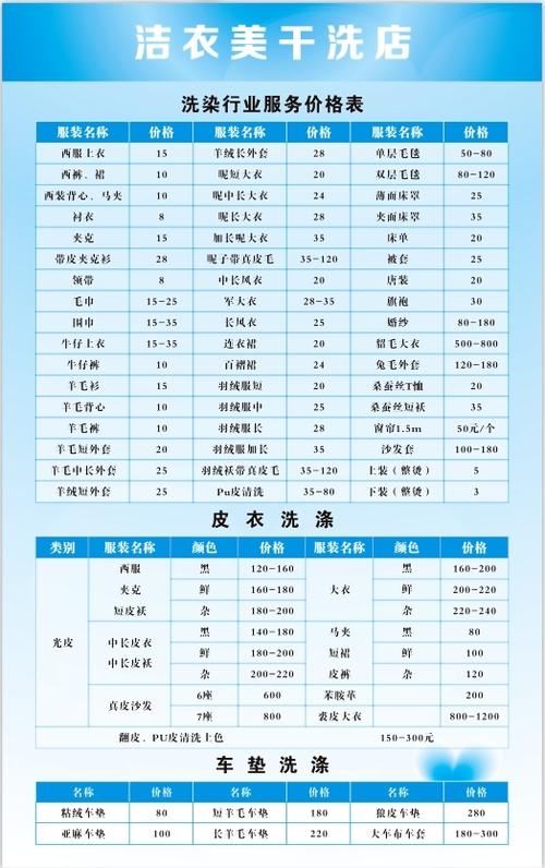 干洗店怎么收费？干洗怎么收费的