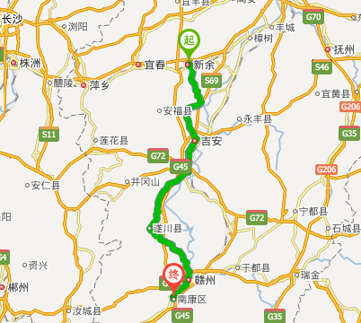 请问新余至赣州开车走哪个高速公路快，怎么走，越详细越好？新余到赣州收费标准-图3