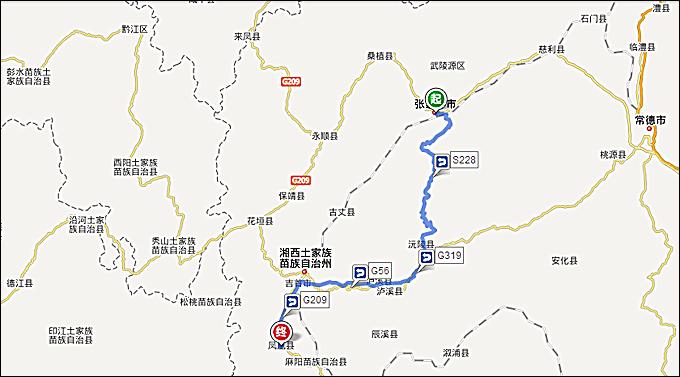 湖北监利县到张家界凤凰古城自驾有多少公里?来凤到张家界高速收费-图2 湖北监利县到张家界凤凰古城自驾有多少公里?来凤到张家界高速收费-图2