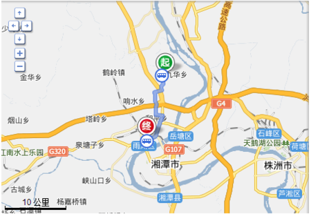 湘潭北站到岳塘区步步高广场坐哪路公交车能到？湘潭北站到岳塘收费站-图3