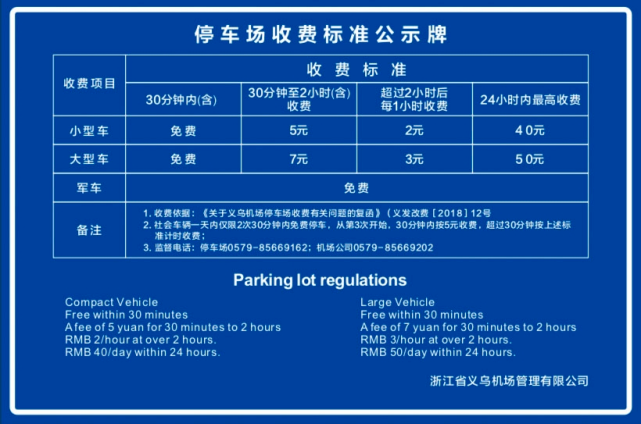 2021新郑机场停车收费标准?新郑机场的停车场收费标准-图3 2021新郑机场停车收费标准?新郑机场的停车场收费标准-图3