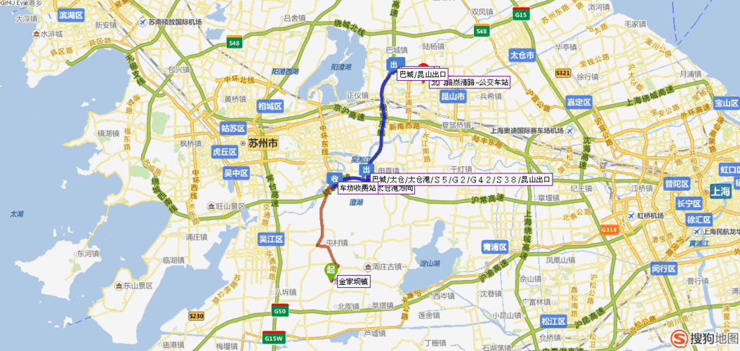 昆山陆家镇到常州高速路口要多少时间?陆家收费站到上海多远-图2 昆山陆家镇到常州高速路口要多少时间?陆家收费站到上海多远-图2