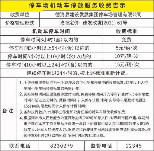 德清高铁站停车费标准?德清高铁站停车场收费-图3 德清高铁站停车费标准?德清高铁站停车场收费-图3
