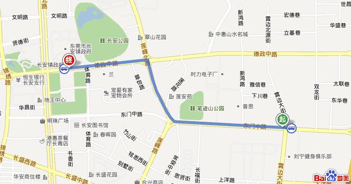 东莞市长安镇到黄江镇如何走？黄江1路收费多少